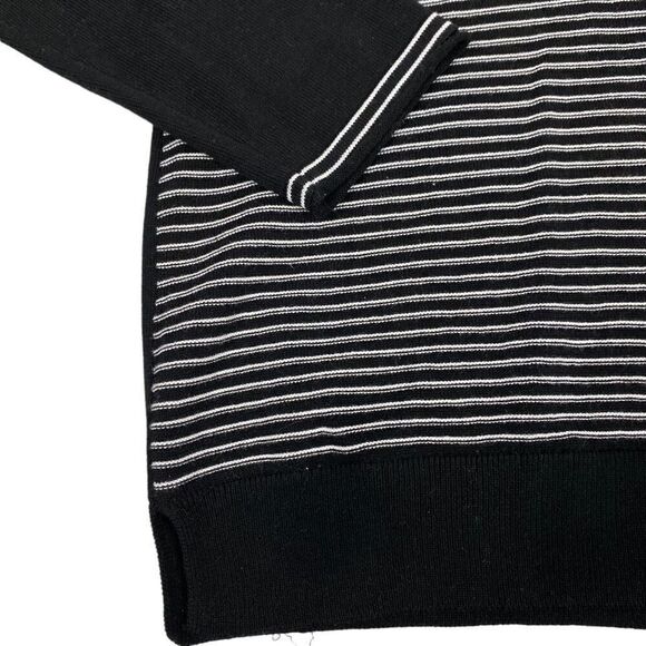 Calvin Klein Womens Striped V-Neck Sweater size Small - Picture 4 of 6
